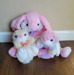 3 Bunnies Stuffed Animals